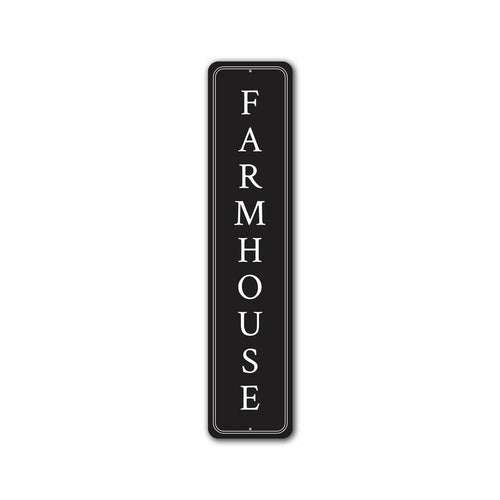 Vertical Farmhouse Sign