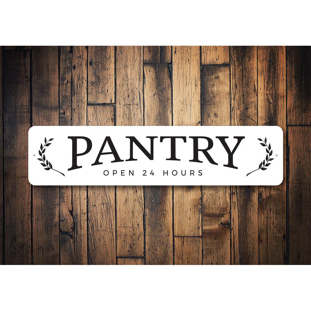 Pantry Open Sign